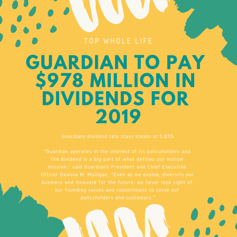 Guardian 2019 Dividend Announced [Steady But Is It Good?]