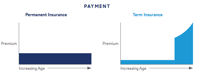 Whole Life Vs. Term Premium Payment .Png