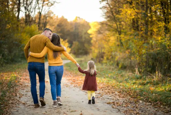 Family protected by whole life insurance