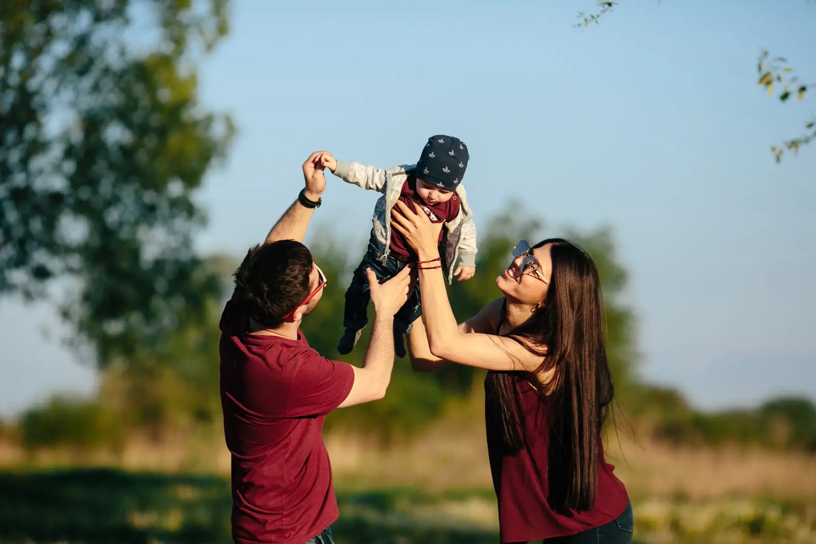 Family enjoying life — whole life insurance protection