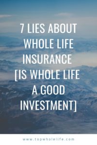 is whole life a good investment