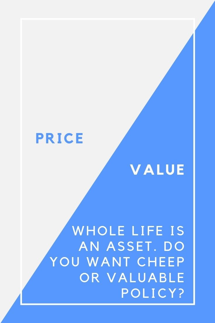 Price vs Value Whole Life Insurance Cost